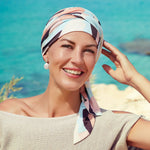 Beatrice Summer Abstract Turban Christine Headwear (Accessories) - Hairlucinationswigs Ltd