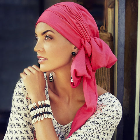 Sapphire Boho Turban Set Christine Headwear (Accessories) - Hairlucinationswigs Ltd