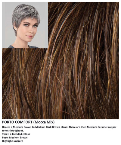 Porto Comfort wig Stimulate Art Class Collection (Short)