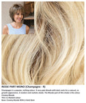 Reese Part Mono wig Rene of Paris Noriko (Short) - Hairlucinationswigs Ltd