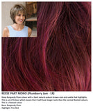 Reese Part Mono wig Rene of Paris Noriko (Short) - Hairlucinationswigs Ltd