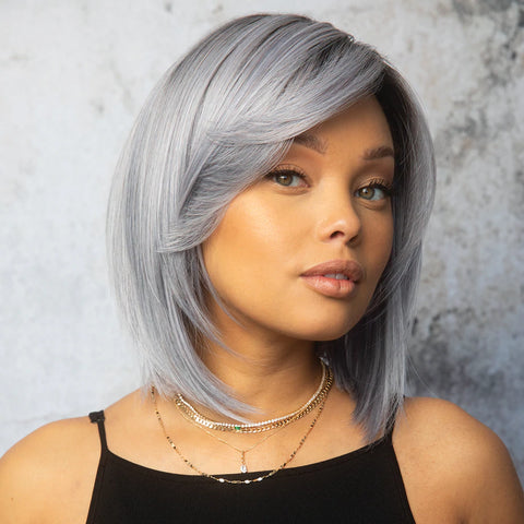 Silky Sleek wig by Rene of Paris Muse Collection Frozen Sapphire. UK Supplier Liverpool Merseyside Greater Manchester Cheshire North West Hairlucinationswigs 
